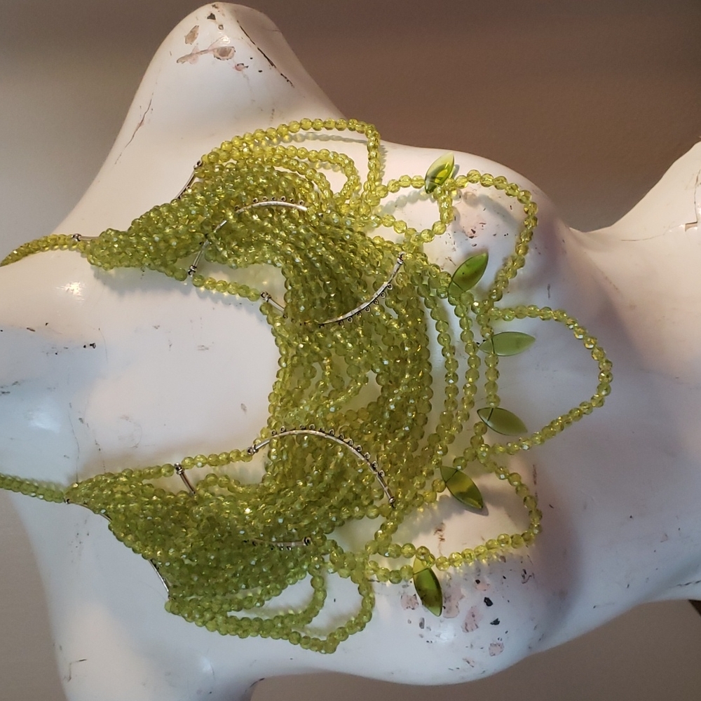 Beaded necklace/headpiece